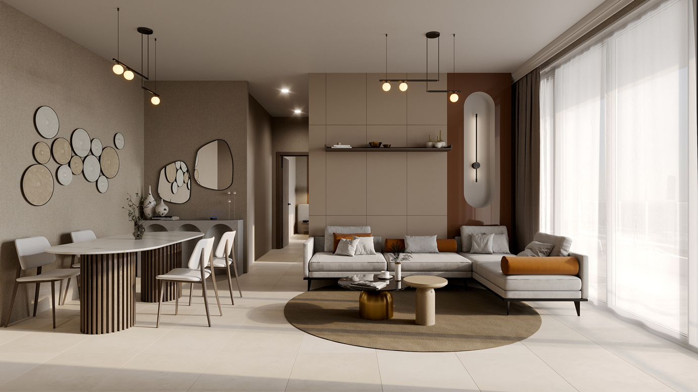 Living Room Render ADE